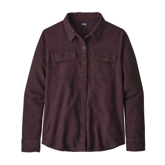 Patagonia Other - Patagonia Button Front Shirt Maroon Organic Cotton Twill Long Sleeve Workwear L